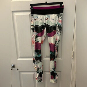 Lululemon Multi-Color Purple Black and White Speed Tight III Women’s